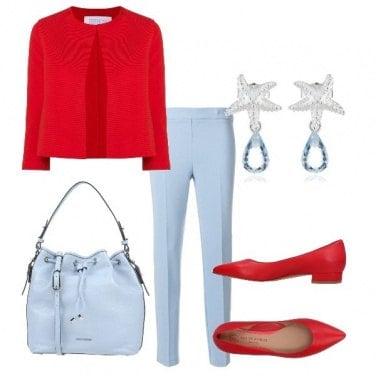 Outfit Un tocco di rosso