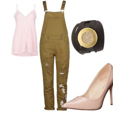 Outfit Salopette con stile