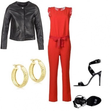 Outfit Jumpsuite rossa