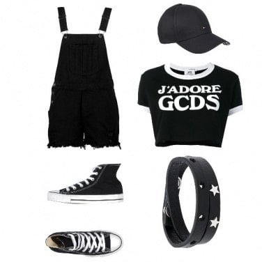 Outfit Sporty Black