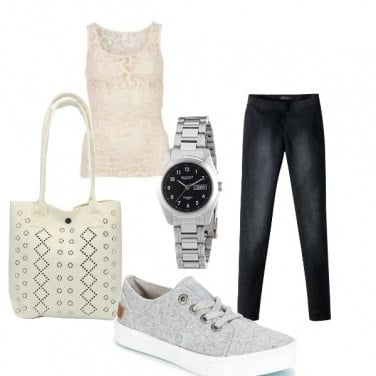 Outfit Scuola look