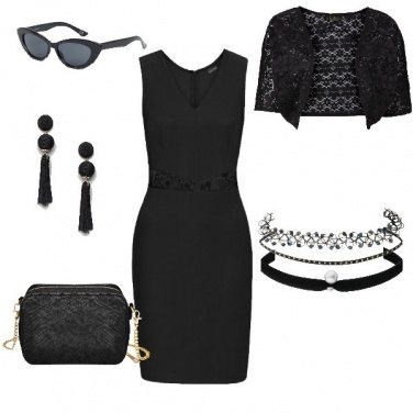 Outfit Total black low cost