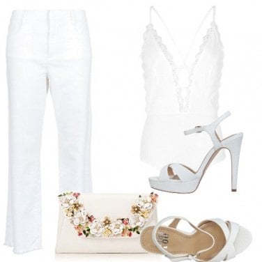 Outfit Bianco di sera