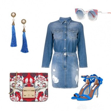 Outfit Denim chic