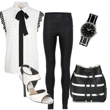 Outfit Black & white