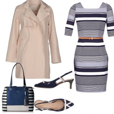 Outfit Porto le righe in ufficio