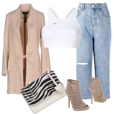 Outfit Il jeans a vita alta
