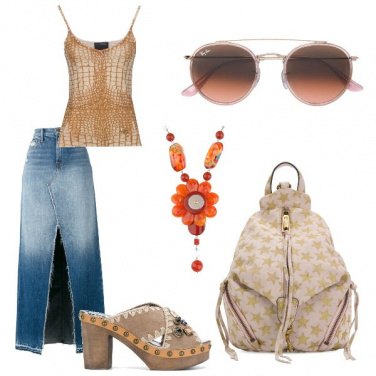 Outfit Zoccoli alla moda