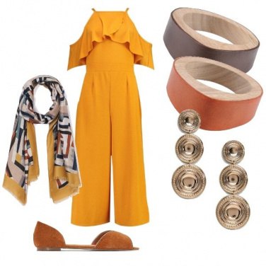 Outfit Il foulard tra i capelli