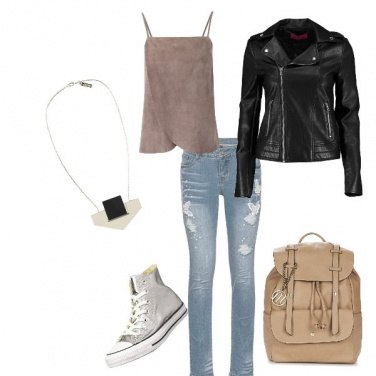 Outfit Biker Jacket