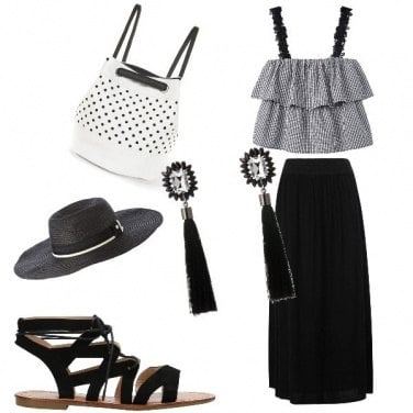 Outfit Gitana b&w