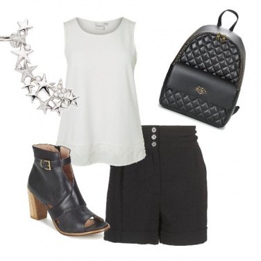 Outfit Bianco e nero