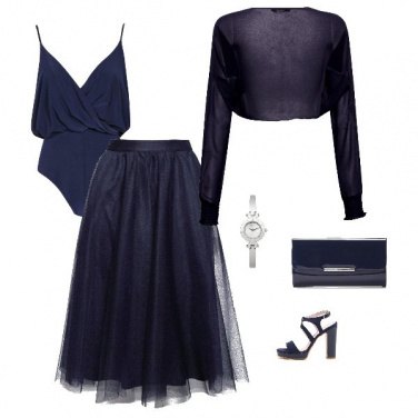 Outfit Serata in blu