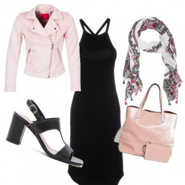 Outfit Il giacchino rosa