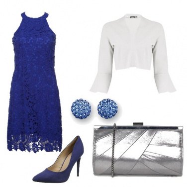 Outfit Pizzo blu