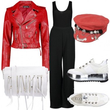 Outfit Audace in red passion