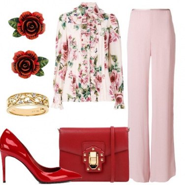 Outfit Una rosa D&G