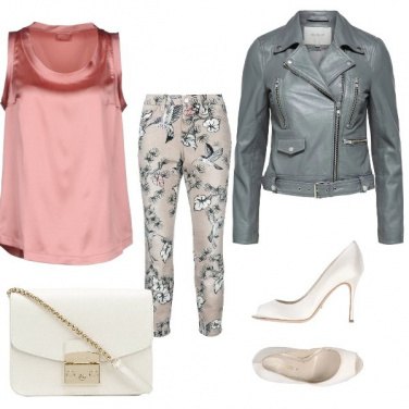 Outfit Pink Biker