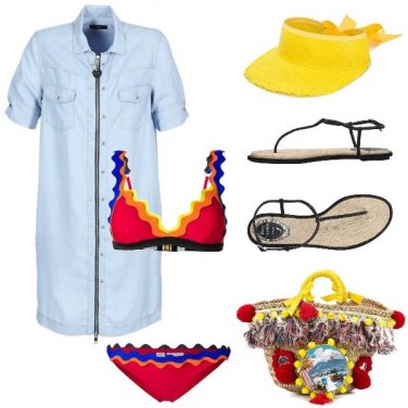 Outfit La visiera gialla