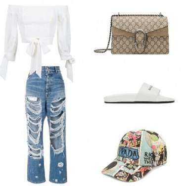 Outfit Il cappello a fantasia
