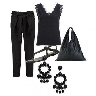 Outfit Giornata Total Black