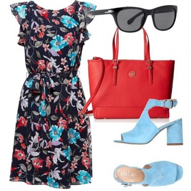 Outfit Fiori in ufficio