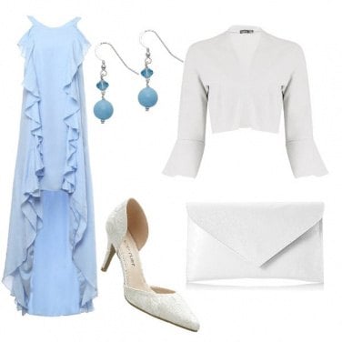 Outfit Azzurro cielo
