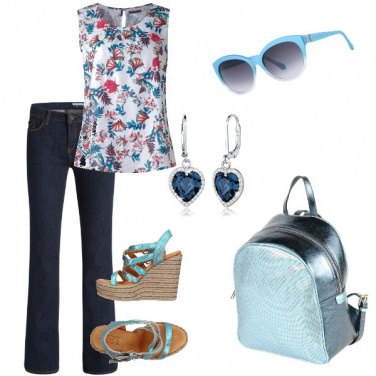 Outfit La camicia a fiori