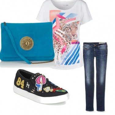 Outfit Scuola look