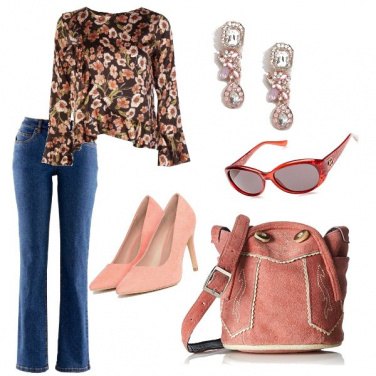 Outfit Decolltè e jeans