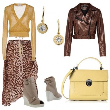 Outfit Biker e animalier