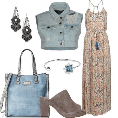 Outfit Abito fantasia floreale