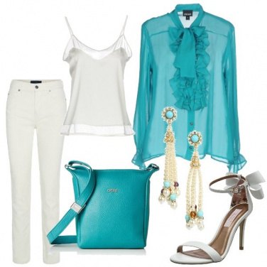 Outfit Turchese che passione