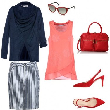 Outfit Una sfumatura di rosso