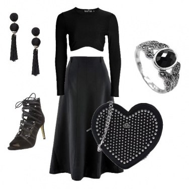 Outfit Glam Total Black
