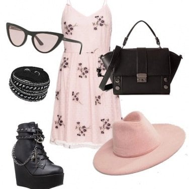 Outfit Black&Pink