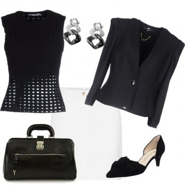 Outfit Maglia traforata