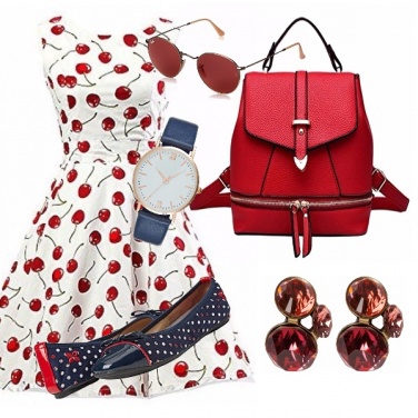 Outfit Urban cherry