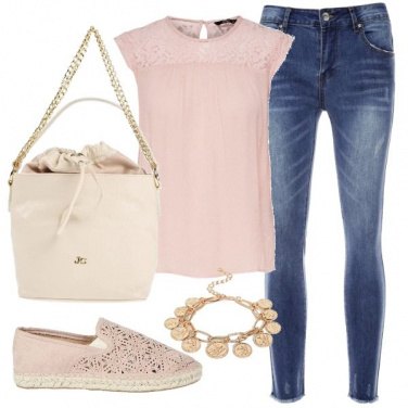 Outfit Rosa shopping