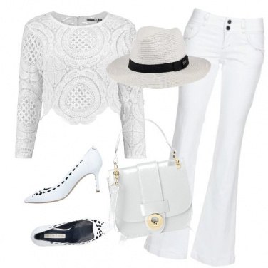 Outfit Romantico bianco