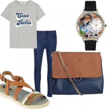 Outfit Scuola look