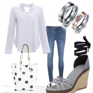 Outfit Scuola look