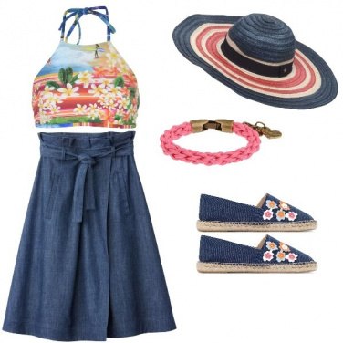 Outfit Estate: jeans e fiori.....