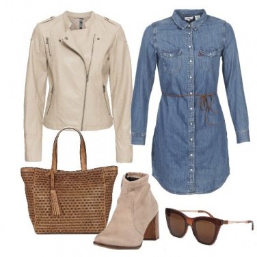 Outfit Biker e denim