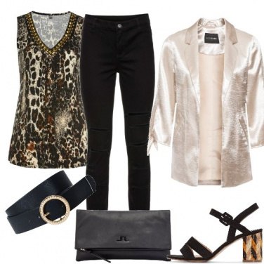 Outfit La cintura sulla giacca
