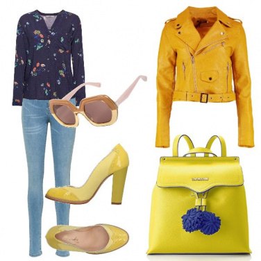 Outfit Biker ocra