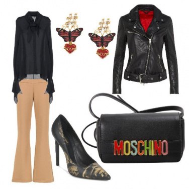 Outfit Beige e nero