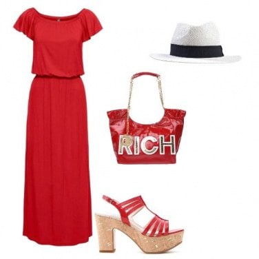 Outfit Estate Total red