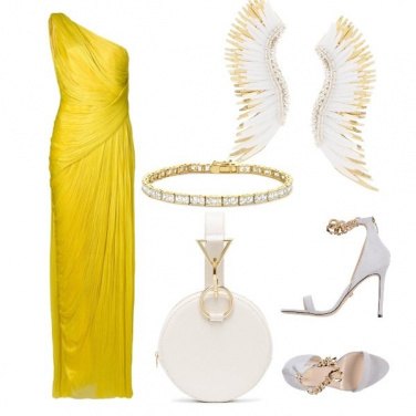 Outfit Yellow carpet