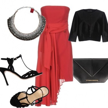 Outfit Cerimonia in rosso